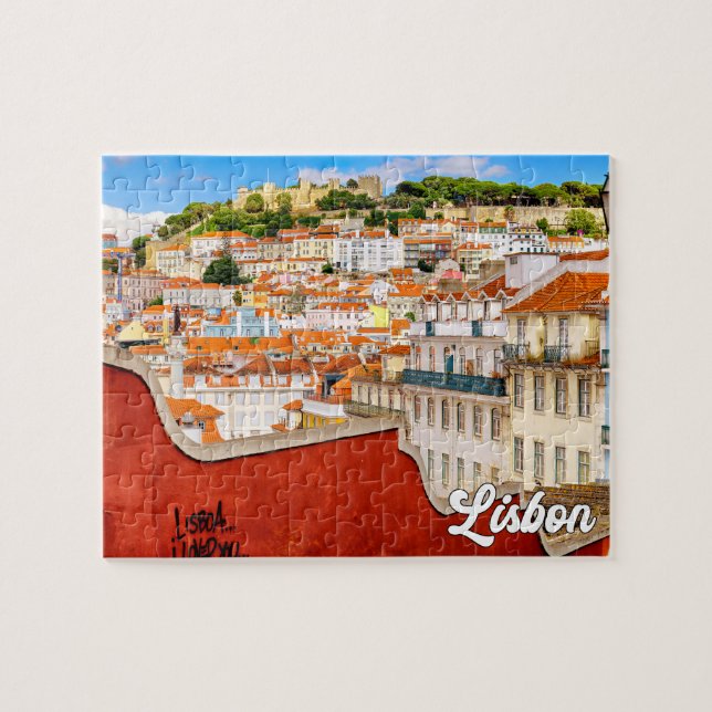 Lissabon, Portugal Puzzle (Horizontal)
