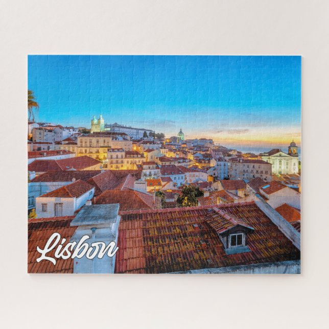 Lissabon, Portugal Puzzle (Horizontal)