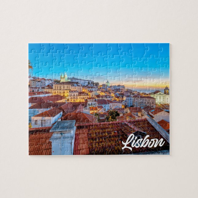 Lissabon, Portugal Puzzle (Horizontal)