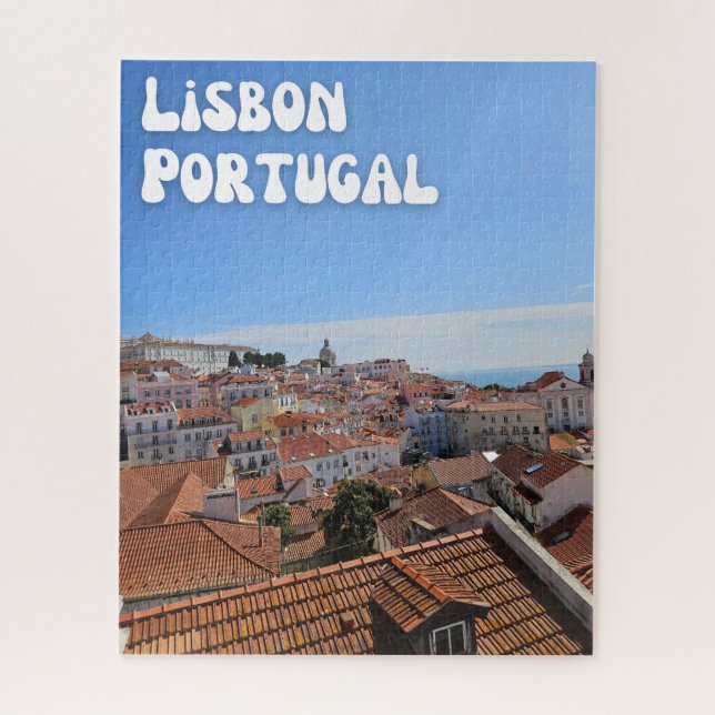 Lissabon, Portugal Puzzle (Vertikal)