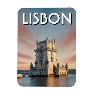 Lissabon Portugal Reise Belem Turm Magnet