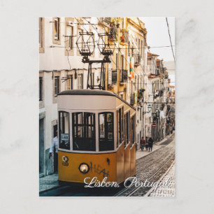Lissabon Portugal - Reise-Postkarte Einladungspostkarte