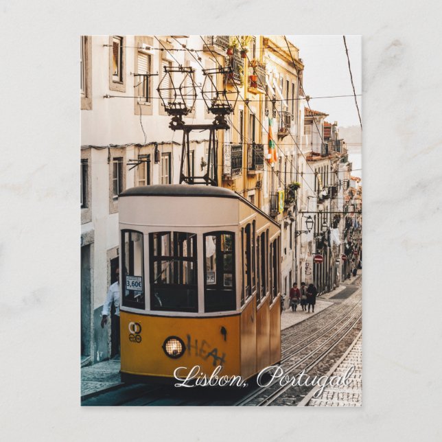 Lissabon Portugal - Reise-Postkarte Einladungspostkarte (Vorderseite)