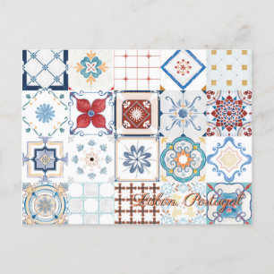 Lissabon Portugal - Reise-Postkarte Einladungspostkarte