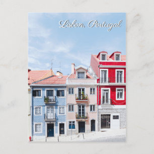 Lissabon Portugal - Reise-Postkarte Einladungspostkarte