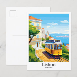 Lissabon Portugal Reisefotografie Postkarte