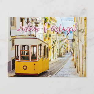 Lissabon, Portugal Reisekarte Postkarte