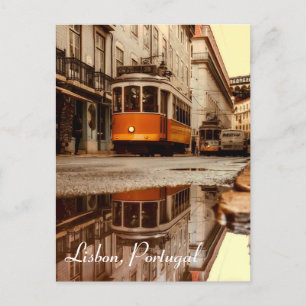 Lissabon, Portugal Reisekarte Postkarte