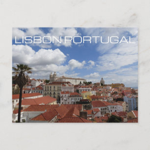 Lissabon, Portugal Reisekarte Postkarte