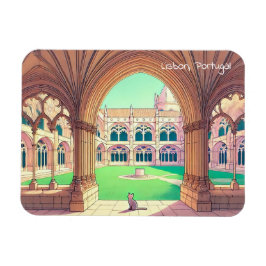 Lissabon Portugal Reisen Jeronimos Kloster Magnet
