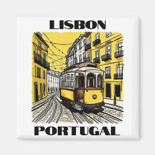 Lissabon, Portugal - Reisen - Magnet