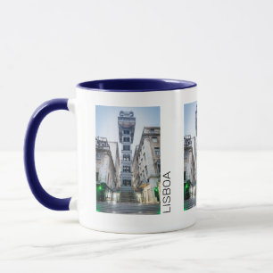 Lissabon Portugal Retro-Aufzug Holiday Souvenir Tasse