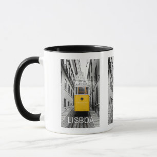 Lissabon Portugal Retro-Straßenbahn Vintage-Souven Tasse