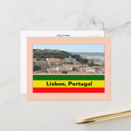 Lissabon, Portugal - Skyline Postkarte