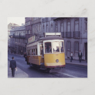 Lissabon Portugal Straßenbahn 1965 Postkarte