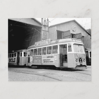 Lissabon Portugal Straßenbahn 1969 Postkarte