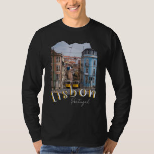 Lissabon Portugal Straßenbahn Portugiesisch Souven T-Shirt