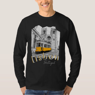 Lissabon Portugal Straßenbahn Portugiesisch Souven T-Shirt