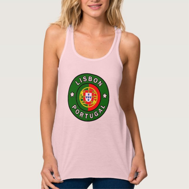 Lissabon Portugal Tank Top (Vorderseite)