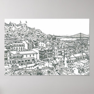 Lissabon Poster