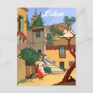 Lissabon Postkarte