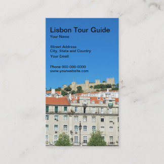 Lissabon-Reiseführer-Visitenkarte Visitenkarte