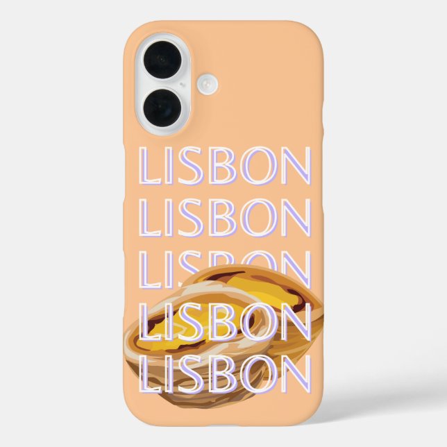 Lissabon Reisemöglichkeiten, Orange, Portugal Art  Case-Mate iPhone Hülle (Rückseite)