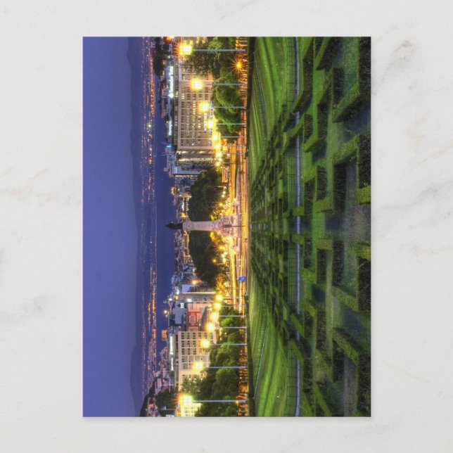 Lissabon-Sicht 2001 Postkarte (Vorderseite)