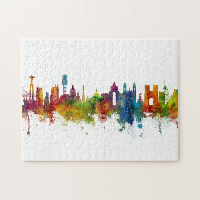 Lissabon - Skyline Puzzle (Horizontal)