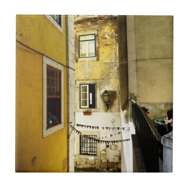 Lissabon-Stimmung Fliese (Vorderseite)
