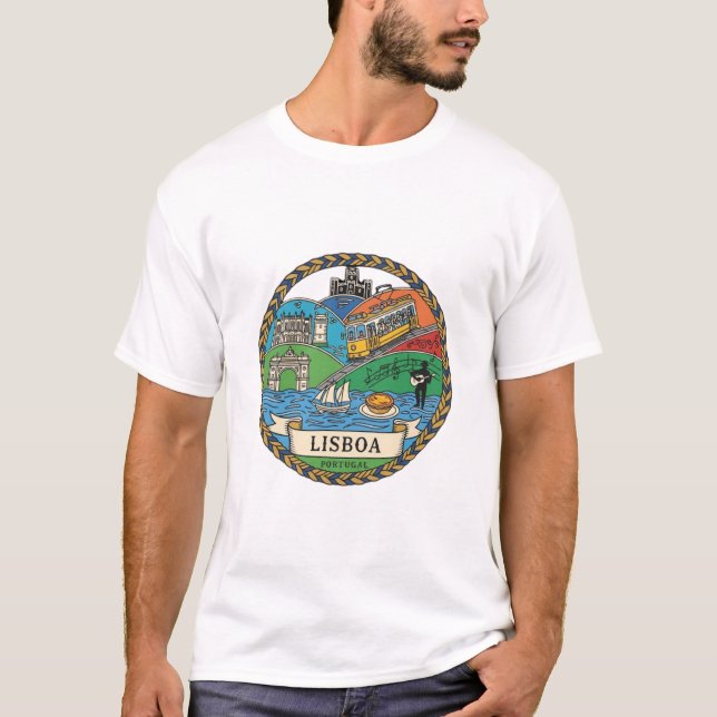 LISSABON T-Shirt (Vorderseite)