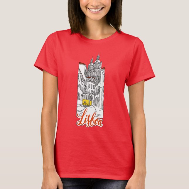Lissabon T-Shirt (Vorderseite)