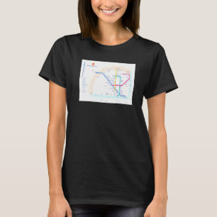 Lissabon Untergrundkarte Portugal T T-Shirt