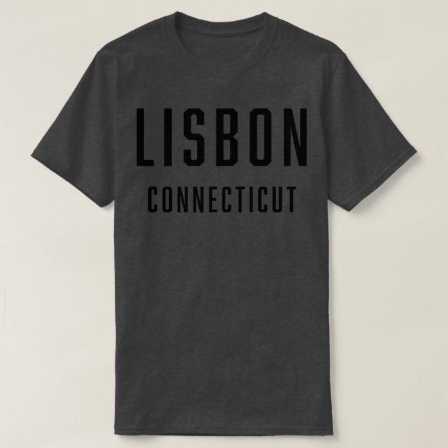 Lissabonner Connecticut-Thirt T-Shirt (Design vorne)