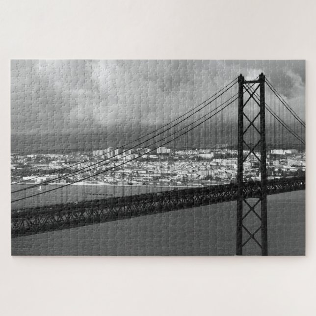 Lissabons Skyline Puzzle (Horizontal)