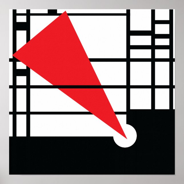 Lissitzky & Mondrian Poster (Vorne)