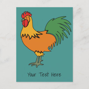 Liste benutzerdefinierter Text- und Farbpostkarten Postkarte