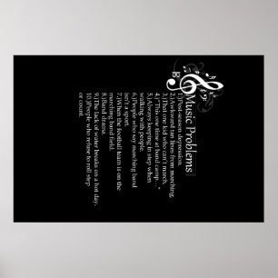 Liste der Bandprobleme Poster