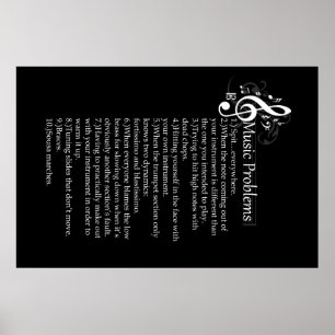 Liste der Brassungsprobleme Poster