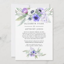 Liste der Gäste, die Violett von Pastel und Floral