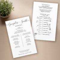 Liste der Hochzeiten im Schwarz-weißen Brautparty
