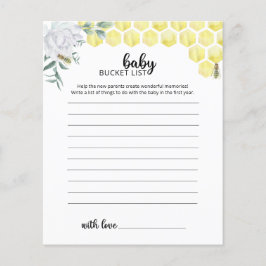 Liste der kleinen Bee Baby-Eimer