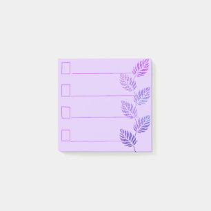 Liste der Leaf Karo Post-it Klebezettel