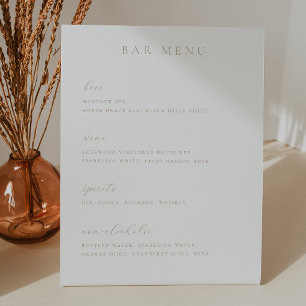 Liste der Minimalistischen Beige-Bar Sockelschild