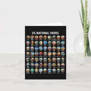 Liste der Nati-Listen der US-Nationalparks Karte