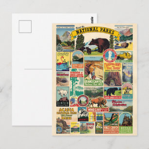 Liste der Nationalparks in den Vereinigten Staaten Postkarte