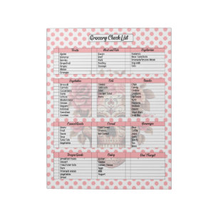 Liste der niedlichen Zuckerhut Notizblock