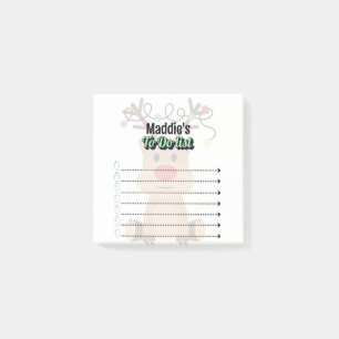 Liste der personalisierten Reinder-To-do-Aufgaben Post-it Klebezettel