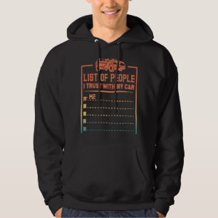 Liste der Personen, denen ich mit meinem PKW-Typ v Hoodie