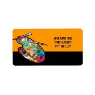 Liste der Postadressen der Künstler Adressaufkleber